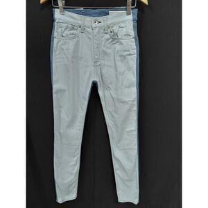 rag & bone NEW YORK W1532K520DBB Leather High Rise Skinny Size 25